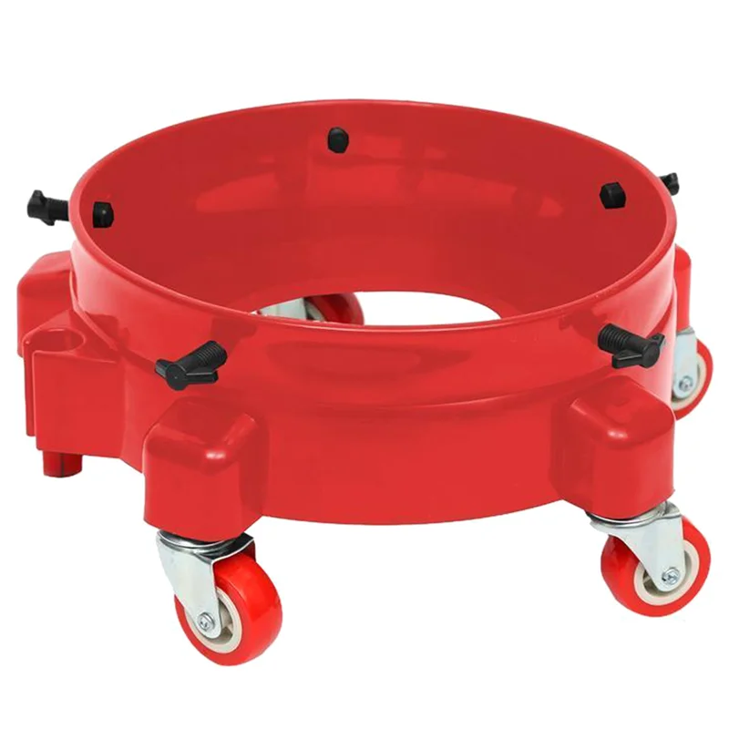 

ELEG-Bucket Cart Accessories Car Wash With Wheels Multifunctional Holder Car Wash Accessories