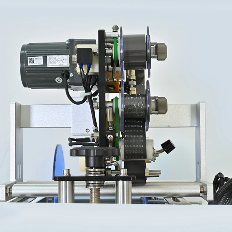 ZST-0089 Desktop Self-Adhesive Label Applicator Machine Bottle Jar Plastic Pipe Labeler Manufactures