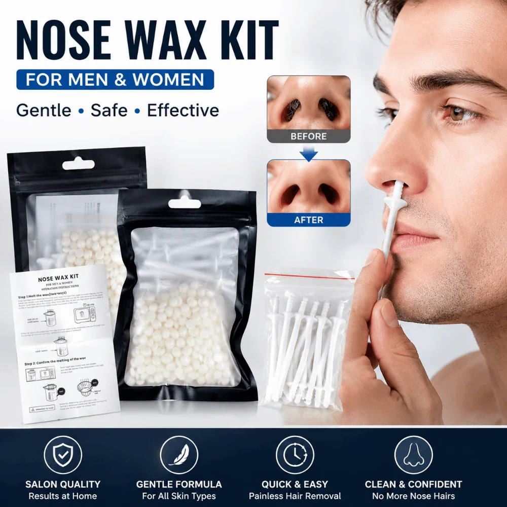 25/50pcs Pain-Free Nose Hair Removal Wax Kit‌ Butter-Bean Beauty Accessories Tools Remove Nose Hair Stick Set