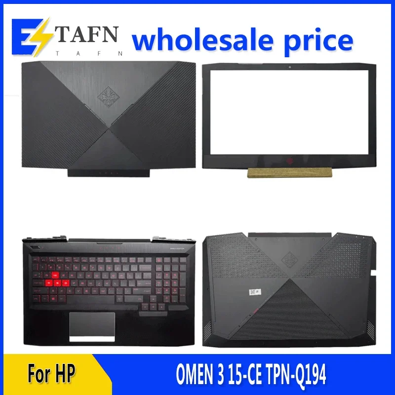 

New Original For OMEN 3 15-CE TPN-Q194 Laptop LCD Back Cover Front Bezel Upper Palmrest Bottom Case Keyboard