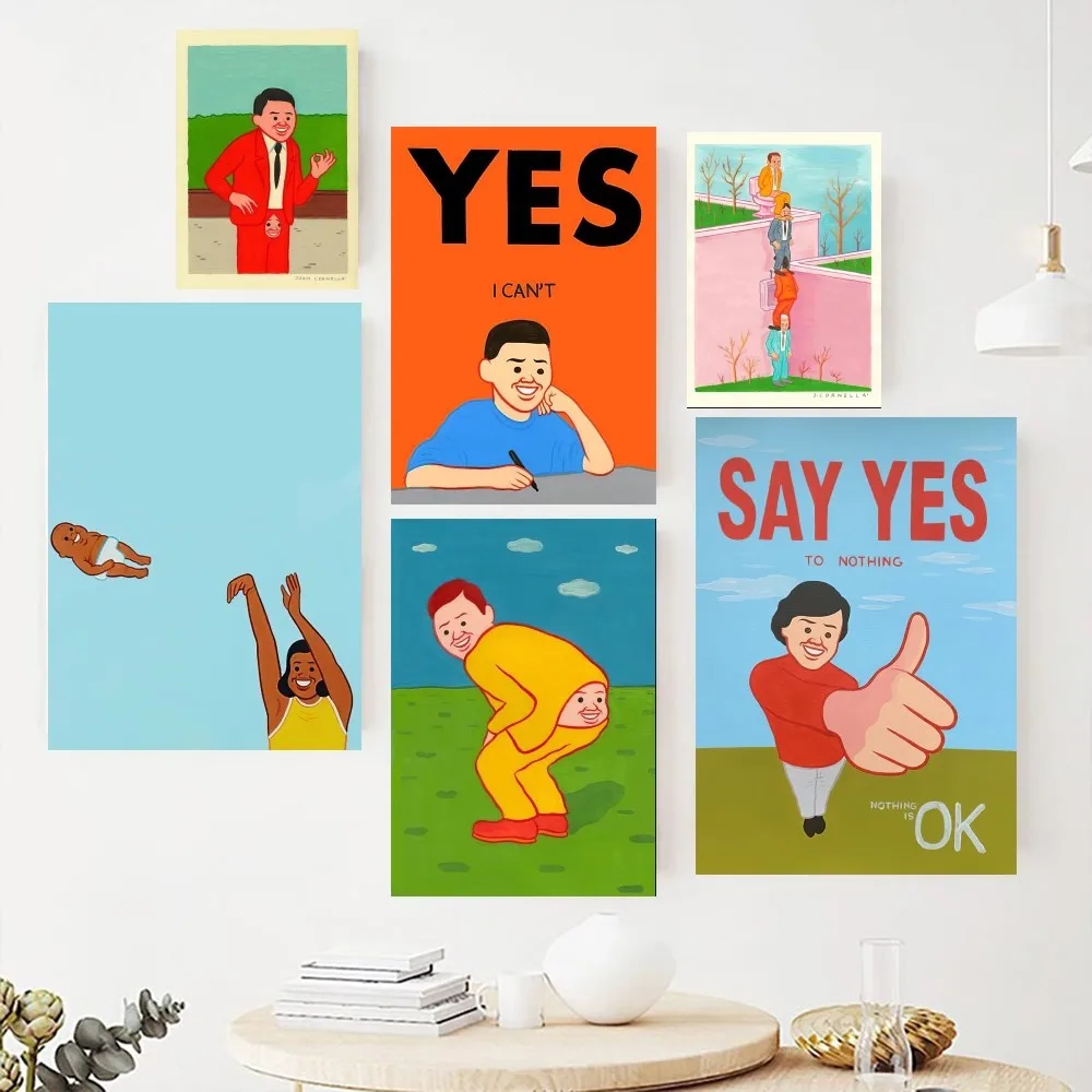 Art Joan Cornella Poster Paintings on The Wall Picture for Living Room Interior Painting Room Decoration