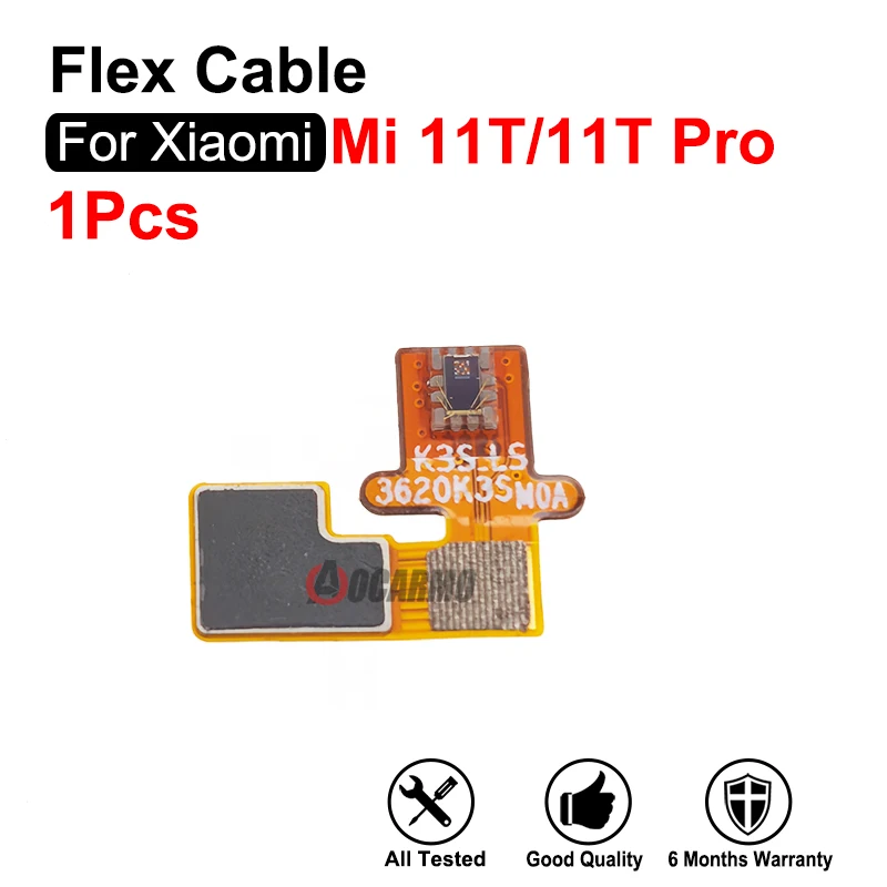 1Pcs For Xiaomi 11T Pro Mi 11T Light Sensing Sensor Flex Cable Repair Replacement Parts