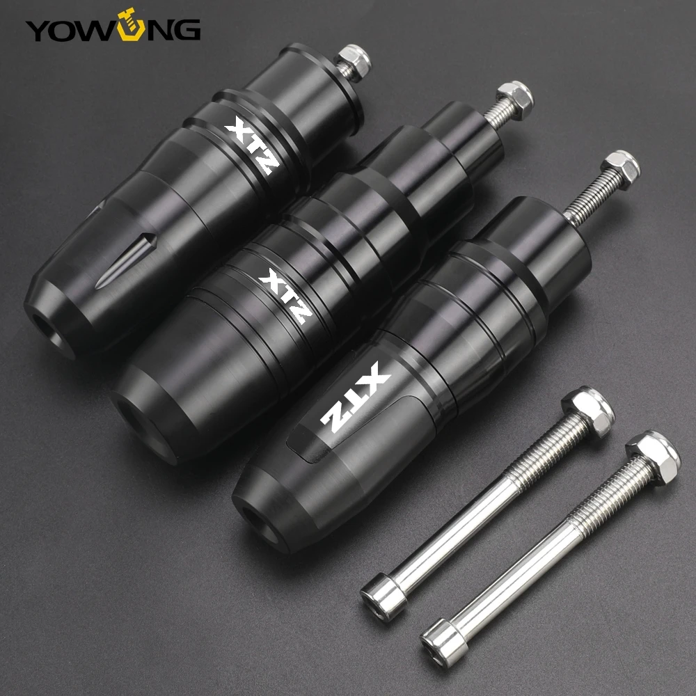 FOR YAMAHA XTZ125 XTZ150 XTZ690 XTZ1200 Motorcycle CNC Aluminum Frame Crash Pads Exhaust Sliders Crash Protector