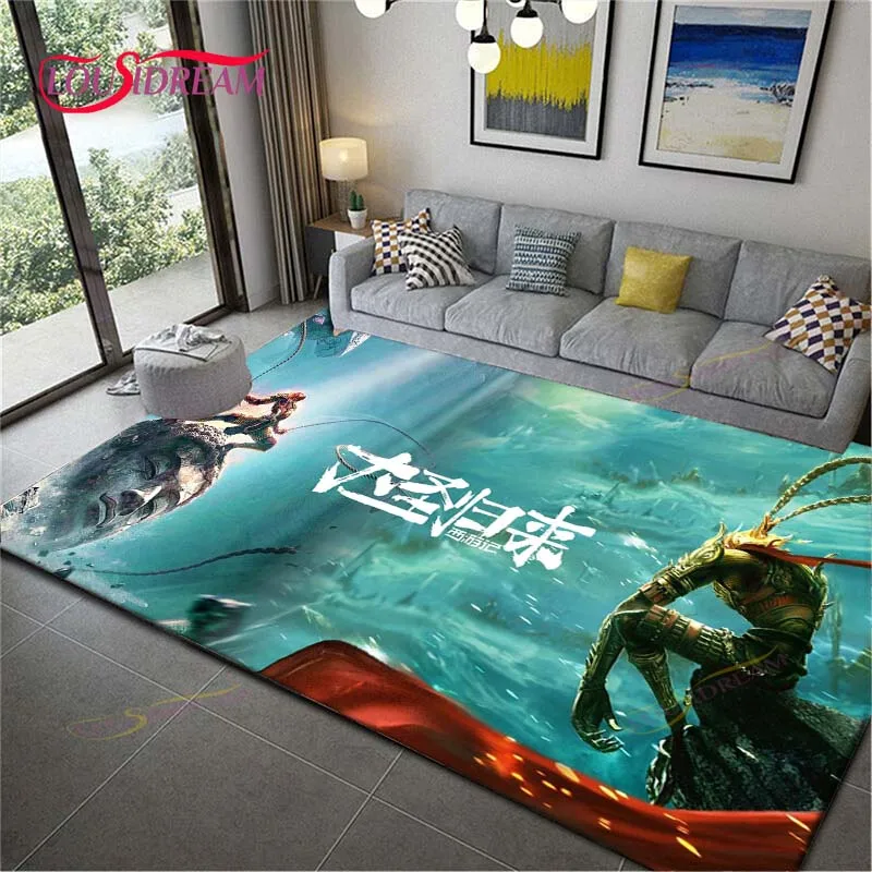 

The Monkey King Carpets Children Room Bedroom Becoration Living Room Decoration Carpets for Bed Room Rug Anime Rug Area Rug