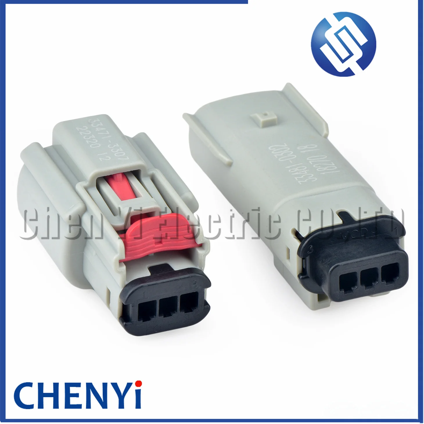3 Pin Automotive waterproof connector Car turn signal fog light Wire harness plug 33471-3307 33481-0302