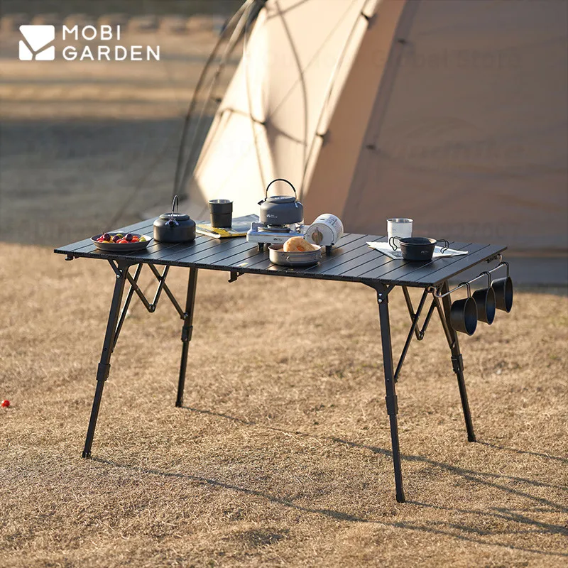 Mobi Garden Aluminum Egg Roll Table, 50KG Capacity, Portable