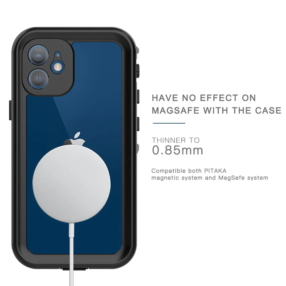 Applicable for iphone12mini Apple cell phone case all-inclusive sealed protective waterproof case  protective case against fall