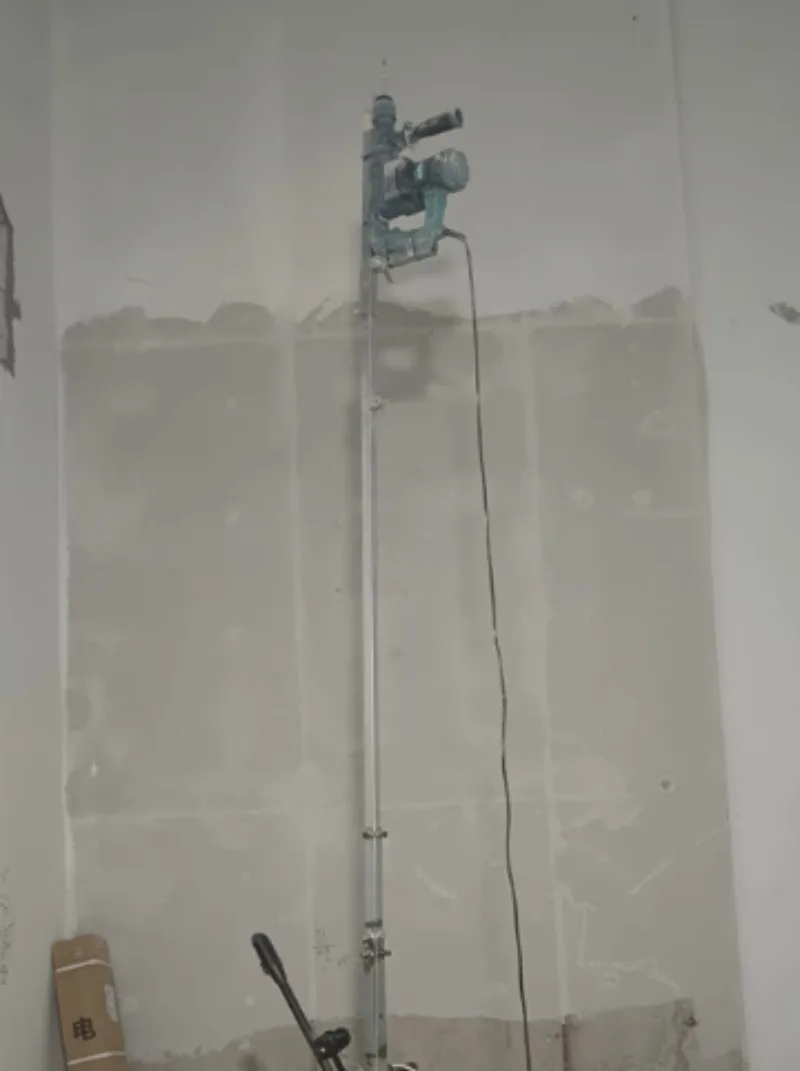 Hydraulic Lifting Drill Bracket, Double Rocker Support Stand for Ceiling Drilling Operation
