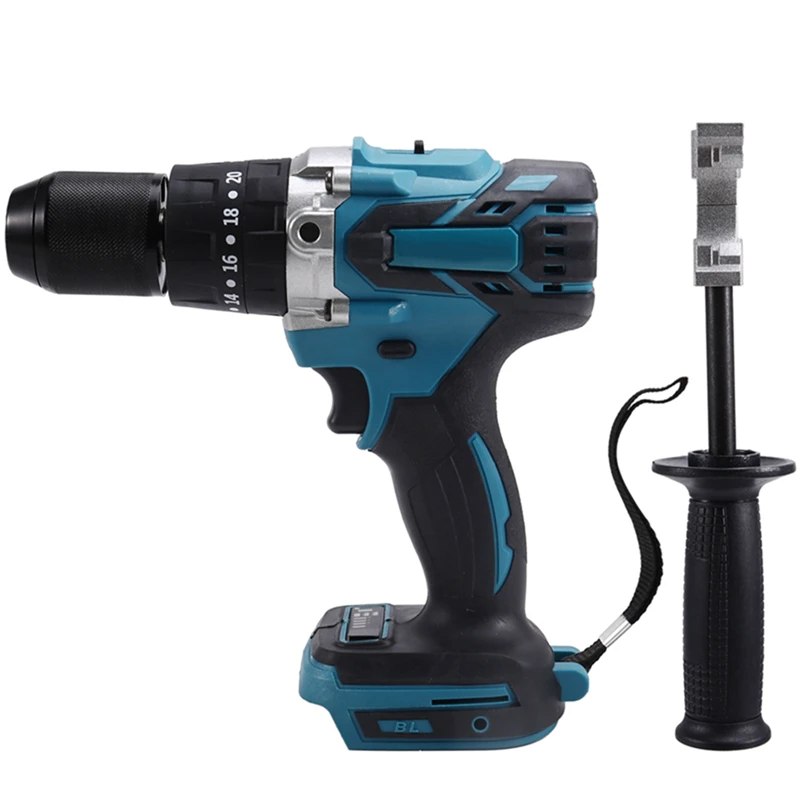 13MM 650N.M Brushless Electric Drill Cordless Electric Screwdriver Ice Breaking Power Tools For Makita 18V Battery