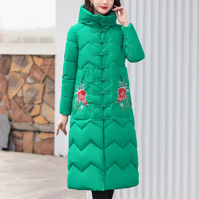 New Winter Collection Jacket 2022 Windproof Female Coat Womens Quilted Coat Jackets Long Warm Parkas Tops