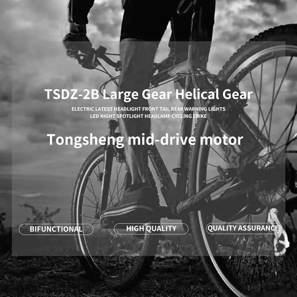 

TSDZ-2B Tongsheng двигатель среднего привода, большая шестерня в сборе (гольная передача), детали модификации для литиевых батарей электрического велосипеда