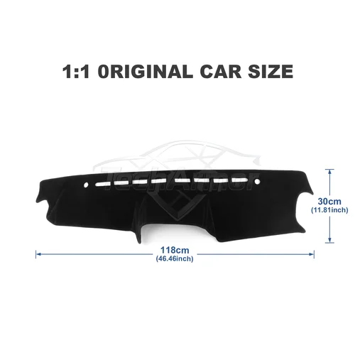 Imagen 2 del producto Almohadilla de la cubierta del salpicadero del coche para Suzuki Jimny 2019-2025, Protector de sombrilla, alfombrillas Anti-UV para tablero, almohadillas antideslizantes, accesorios de Interior de coche