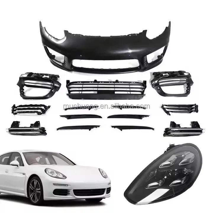 

Bestselling 2014-2016 for Pors-che Pana-mera 970.2 Tur-bo Style Body Kit Front Bumper & Rear Diffuser Upgrade with PP Material