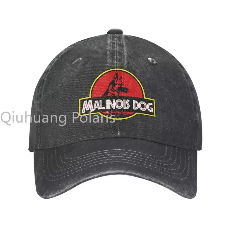 

Custom Cotton Malinois Belgian Shepherd Dog Tee Baseball Cap Outdoor Women Men's Adjustable Maligator Dad Hat Autumn