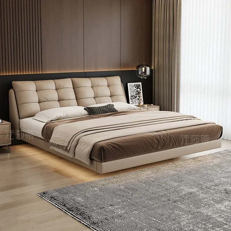 

Каркас кровати на платформе King Size, тумбочки в европейском стиле, каркас двуспальной кровати, спальня под местом для хранения, Cama Moderno Lujo, мебель для дома