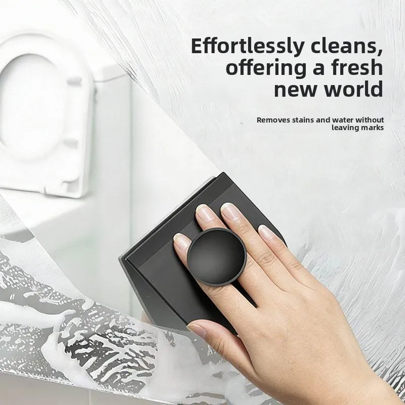 

Silicone Glass Cleaner Brush Mirror Fog Removal Bathroom Makeup Room Countertop Sink Silicone Cleaning Scrubber
