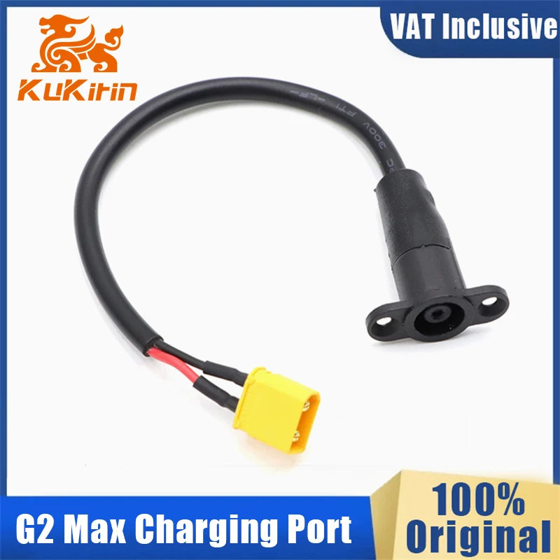 Original Charging Port Parts for KuKirin G2 Max Electric Scooter Charger Interface KUGOO Kirin G2 max Replacement Parts