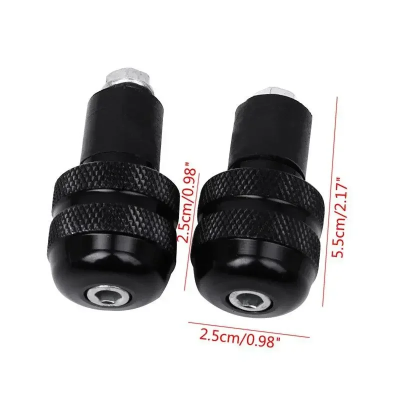 Universal 7/8'' 22mm Handlebar Grips Ends Handle Bar Silder Plugs Motorcycle For Harley Honda Suzuki Kawasaki Yamaha