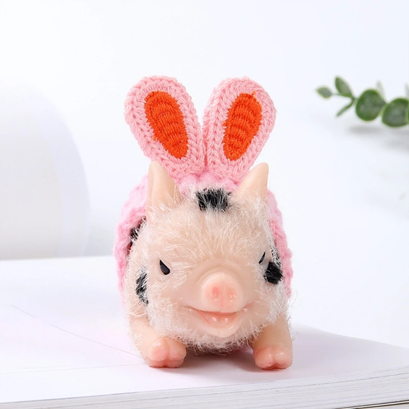 Handmade Realistic Pig Hình Toy Animal Bóp Heo để giảm căng thẳng