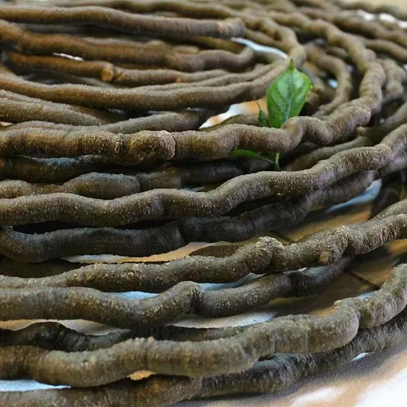 Vine de hiedra Artificial de 39,37 pulgadas, ratán de PVC para escalar mascotas, paisaje de la selva tropical, decoración del hogar DIY D 1cm