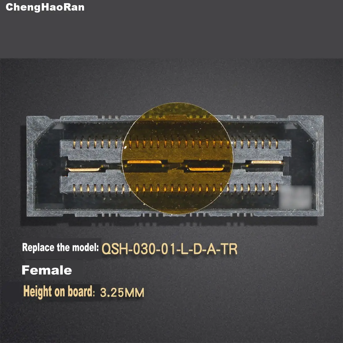 1pcs 1 pair 0.5pitch Male Female 60P 60Pin BTB Connector Board to Board QSH-030-01-L-D-A QTH-030-01-L-D-A