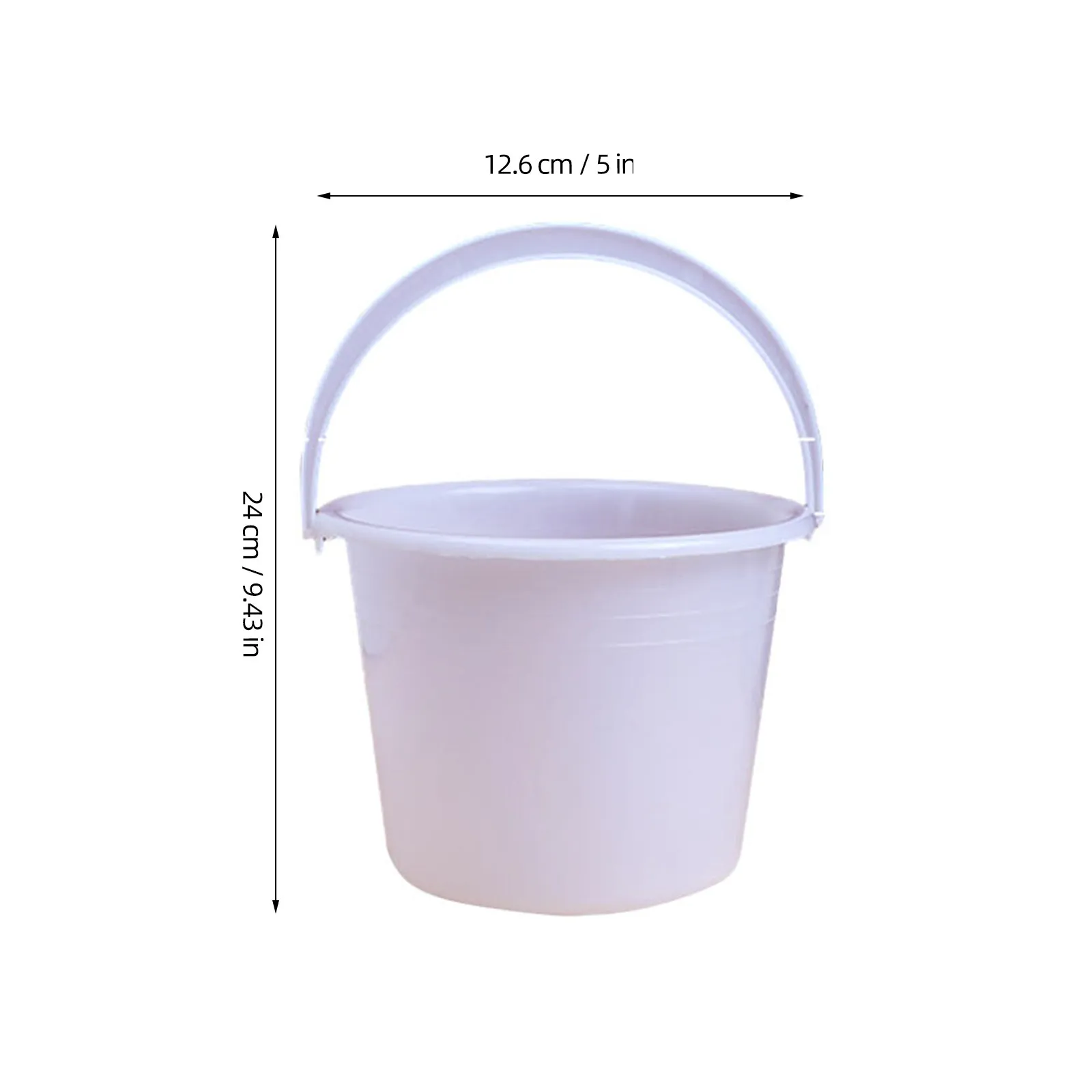 6Pcs Water Bucket For Painting Container For Paint Storage Christmas Craft Round Buckets Disposable Multipurpose