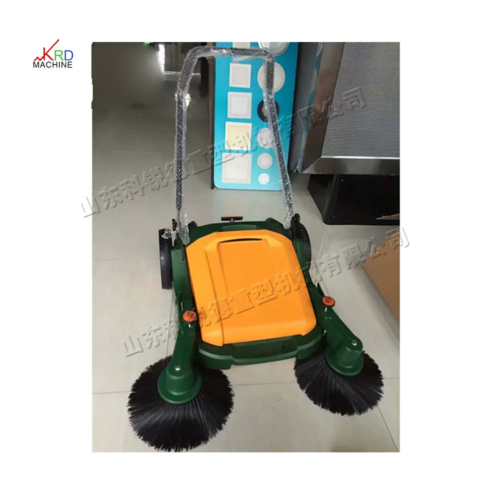 Corrosive garbage sweeper Large event venue sweeping equipment Foldable hand-push sweeper Street sweeping vacuum cleaner