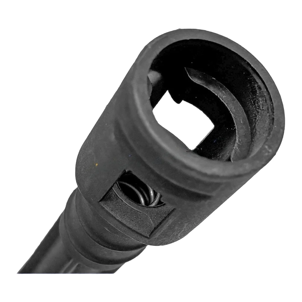 Car Washer Extension Rod Nozzle 258mm Black Plastic Lightweight Accessory For High Pressure Cleaning Machine Hard To Reach Areas