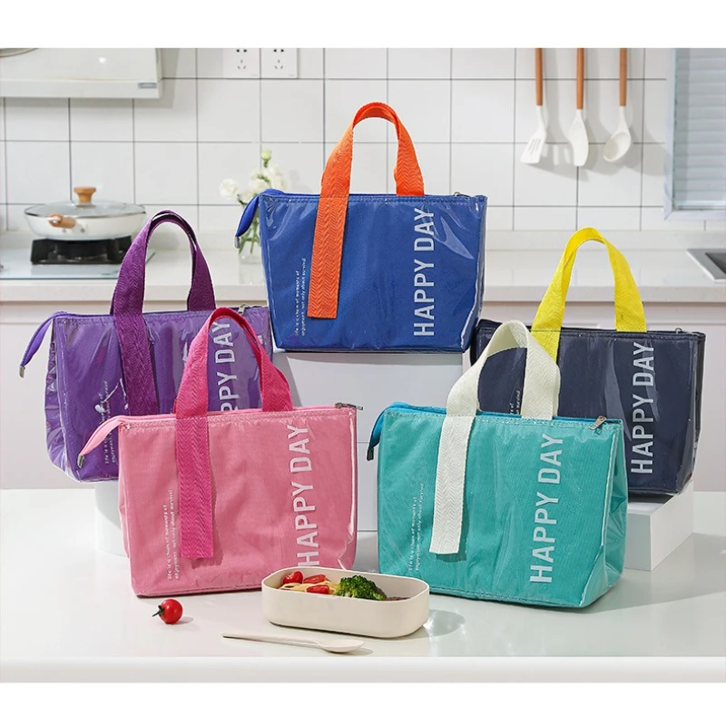 

1 шт., сумка для пикника, изоляционная сумка для бенто, сумка для обеда, большая вместимость, сверхмощная алюминиевая фольга, портативное хранилище еды для пикника