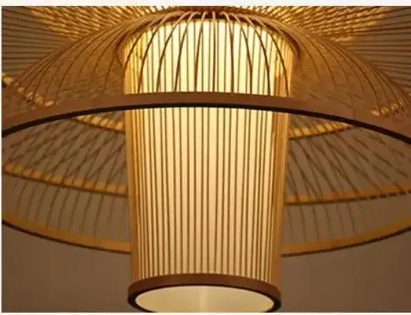 

Bamboo Japanese Pastoral Rattan pendant lamp Wooden Restaurant Lighting Bamboo Decorative pendant lights