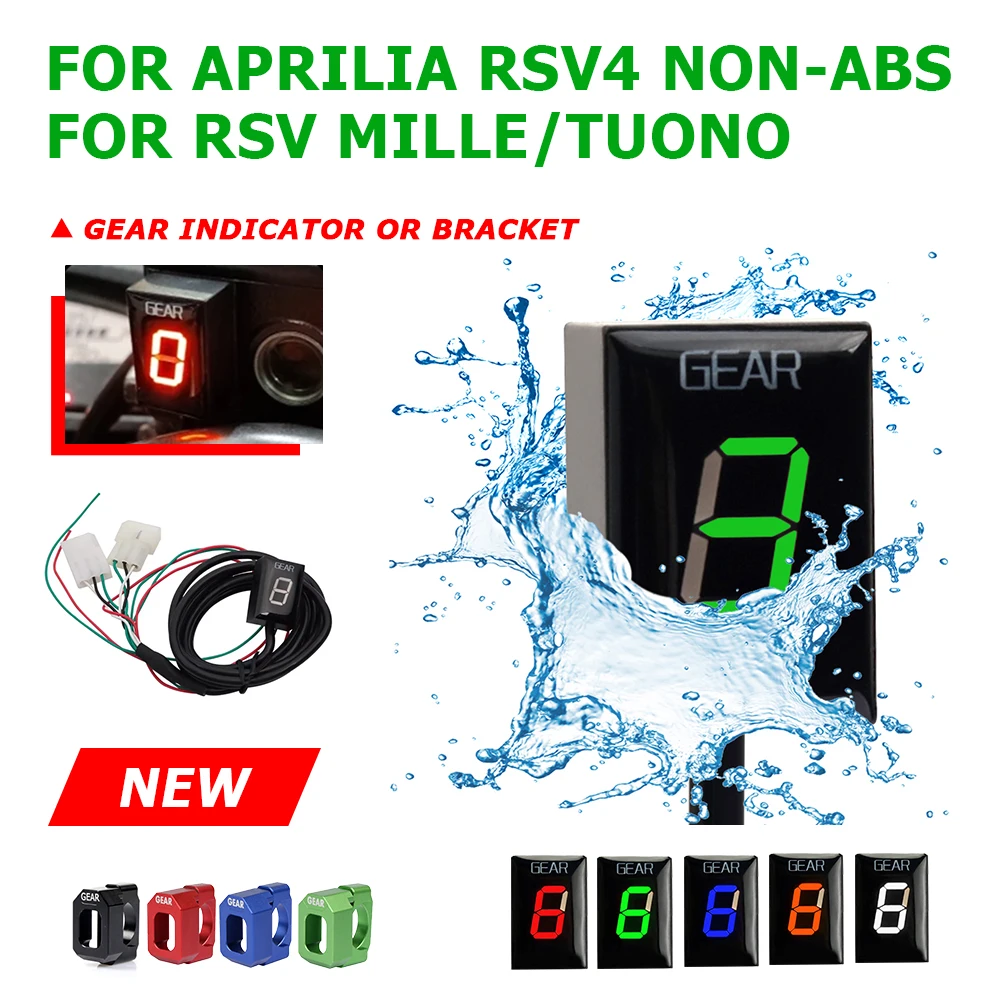 Gear Indicator Counter Speed Display Meter Report For Aprilia RSV Mille Tuono RSV4 Non ABS RS V4 RSV 4 Motorcycle Accessories