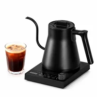 Bouilloire électrique à col de cygne 700 ml, 1000 W, contrôle de la température, chauffage rapide, théière intelligente, pour café, thé, eau, 220 V 1