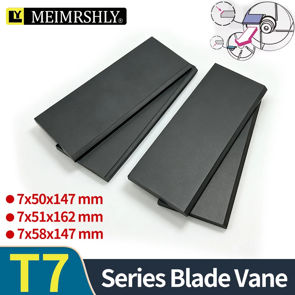 7x50x147mm 5pcs Sliding Vanes  KRXD70/KRX70 Pump Blades Compatible with KRX1 3 5 6 7 Vacuum Air Pump Parts