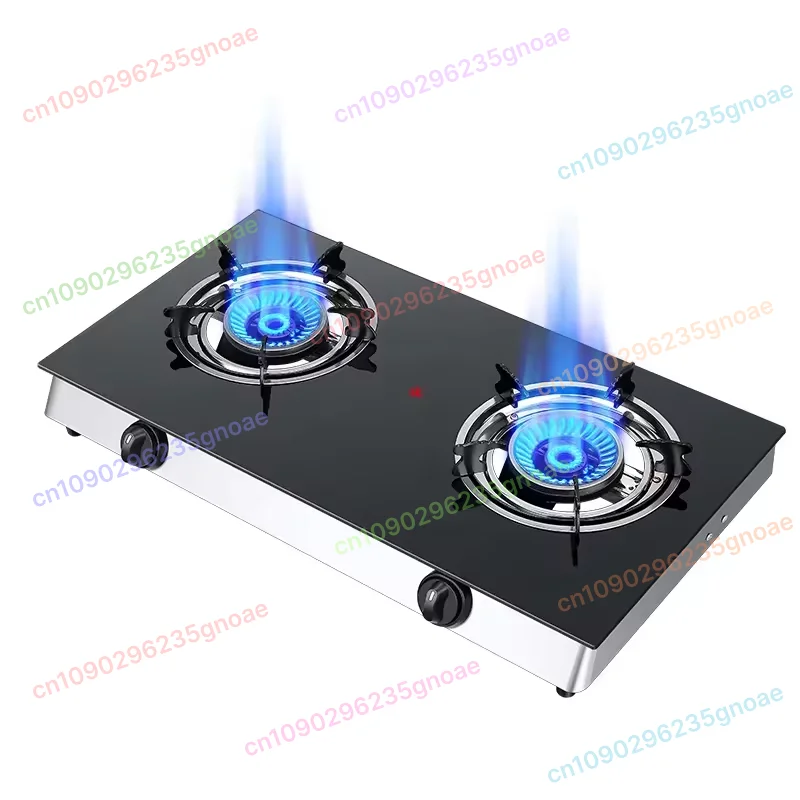 

Table Top Gas Cooker 2 Burner Household for Cocina A Gas Doube Cooktop Gas Stove Fierce Fire Kitchen Cooker