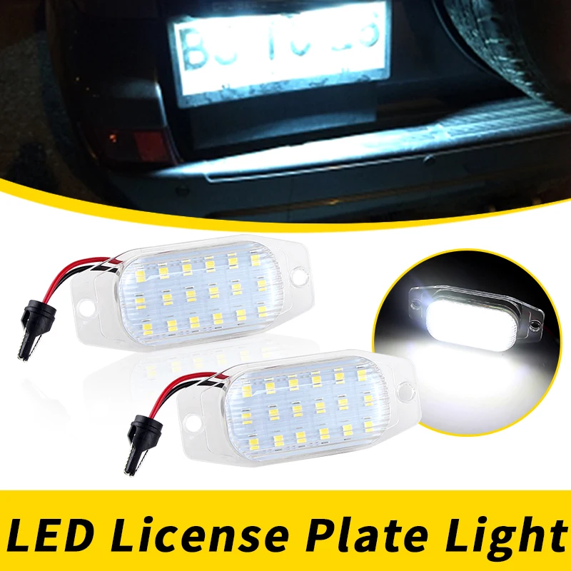 2x For Toyota FJ Cruiser XJ10 GSJ15 Land Cruiser FJ80 Celina GT ST For Lexus LX450 Canbus Led License Plate Lights 81271-24010