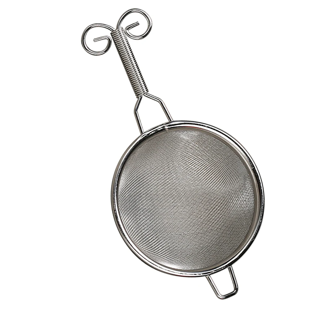 

Heavy Duty Stainless Steel Tea Infuser Fine Mesh Strainer with Handle Silver for Loose Leaf Tea Brews Clear Smooth Flavor