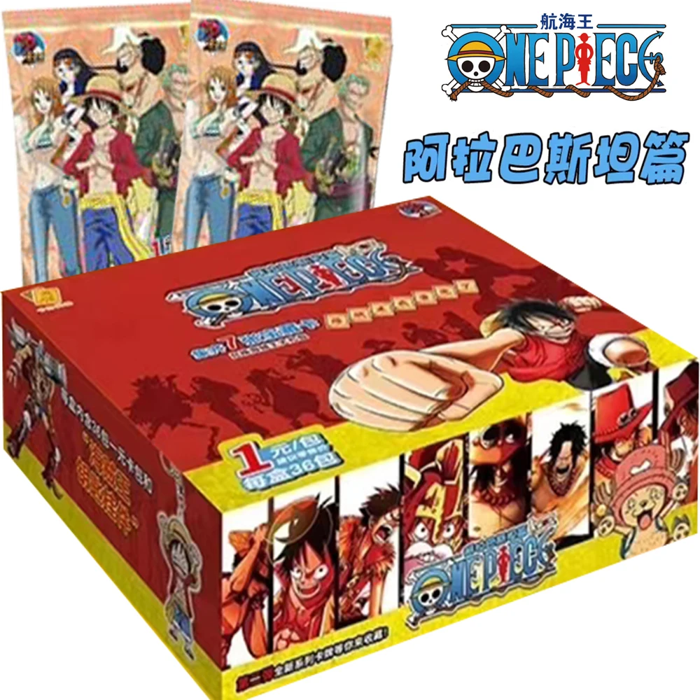 

Original One Piece Card Alabastian Chapter Collection for Fans Anime Characters High Quality Hot Stamping Card Festival Gifts