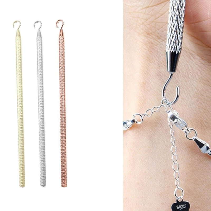 Bracelet Tool Jewelry Helper Plier Clip Equipment For DIY Necklace Watch Clasps And Closures Making Supplies Manufacturing Kit