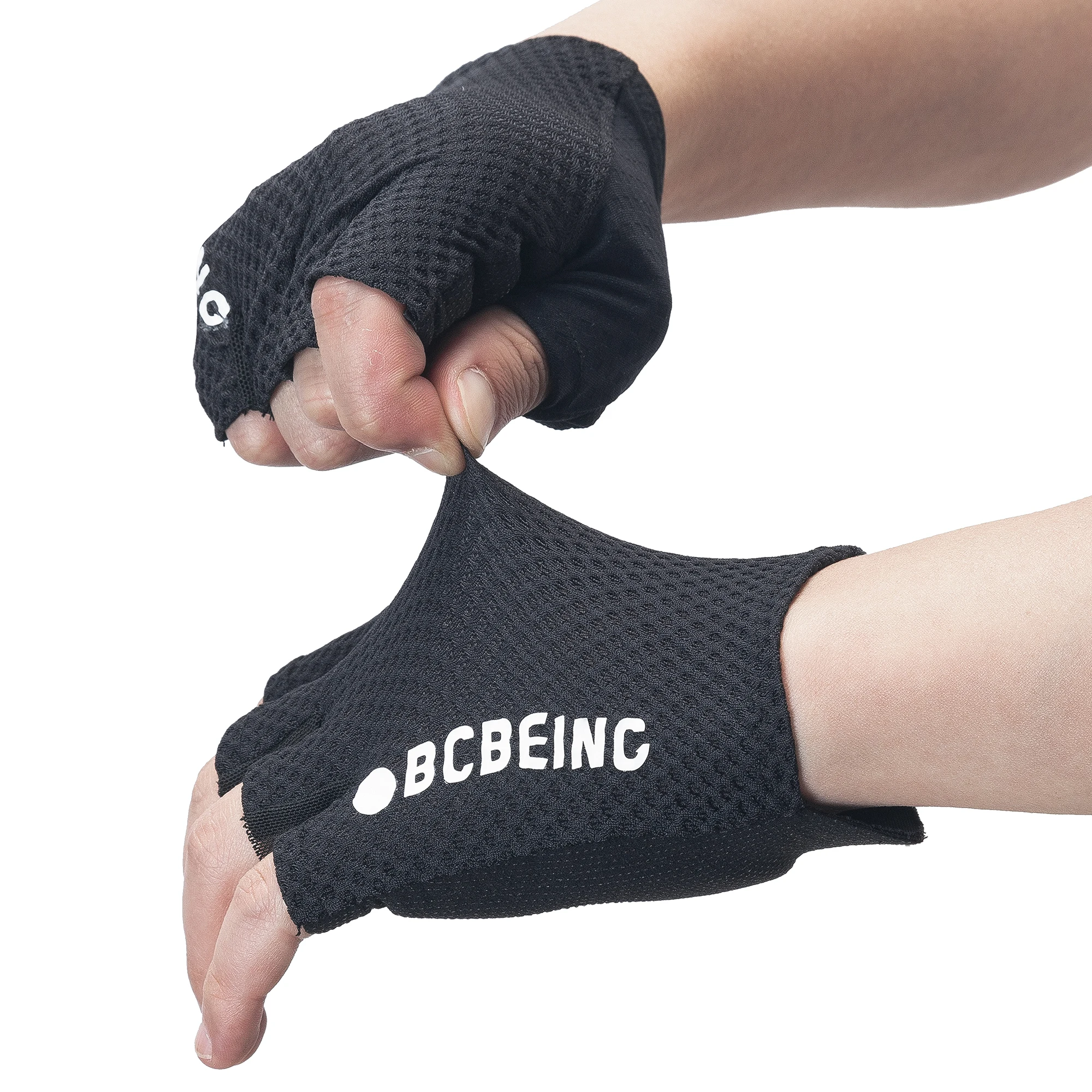 Half Finger Cycling Gloves Shock Absorbing Palm Pad Anti-Slip Breathable Bike Gloves for Road MTB Men Women