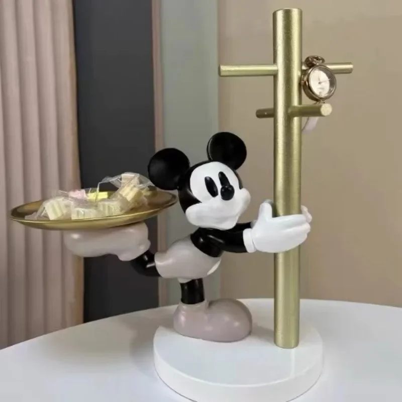 Disney Character Cute Mickey Mouse Entrance Key Storage Decoration Living Room Home Tray Ornaments Friends Housewarming Gift