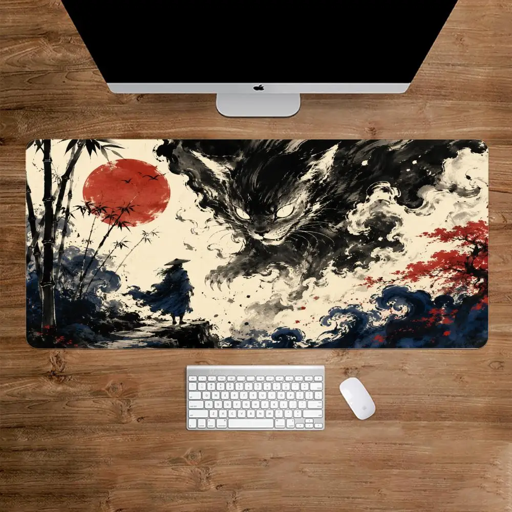 Fantasy Dragon Mouse Pad Anti-slip Desk Mat For Bedroom Study Gaming Setup Big Desk Pad For Gamers Computer Desktop Decoration