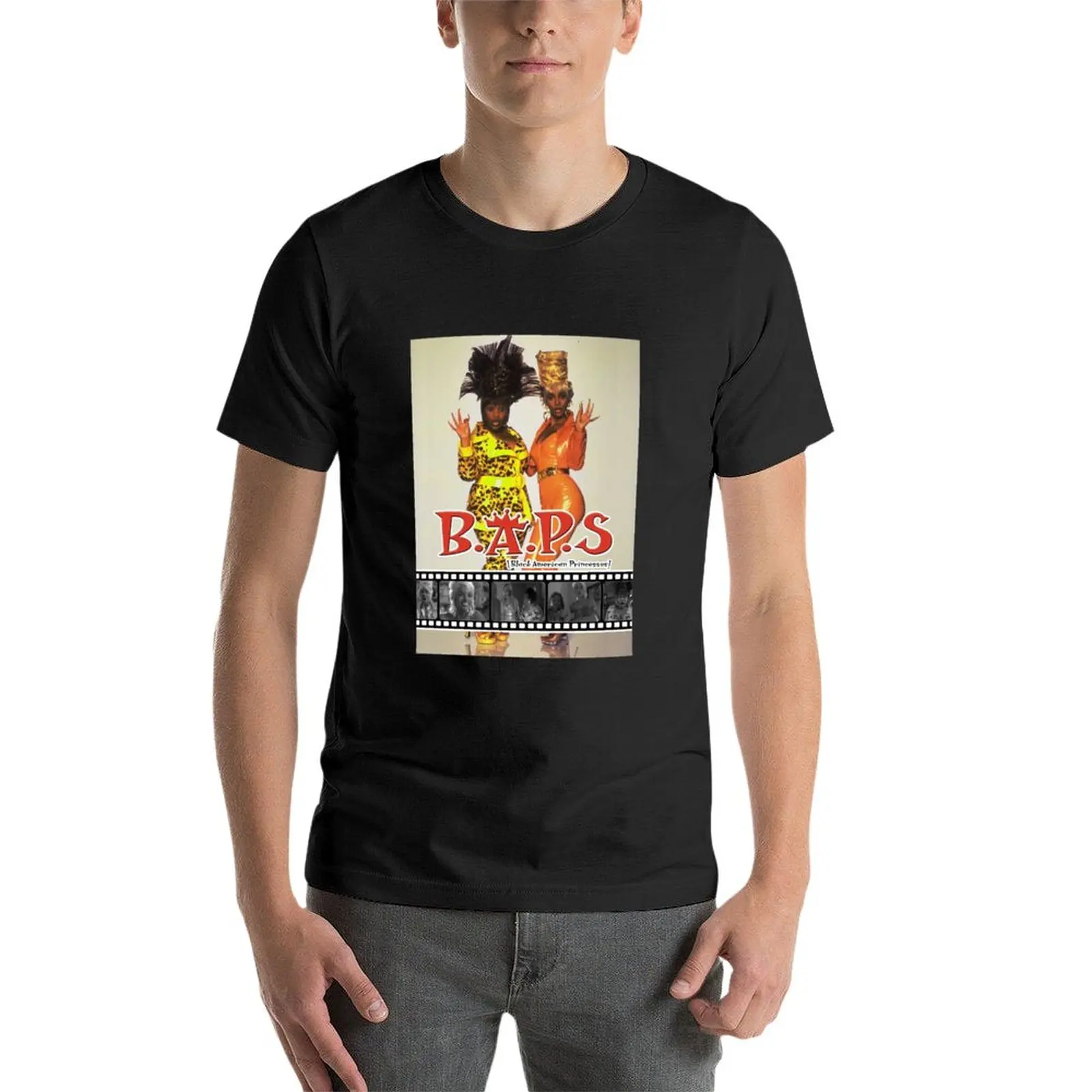 New Black American Princesses Poster T-Shirt Aesthetic clothing black t shirt heavy weight t shirts for men