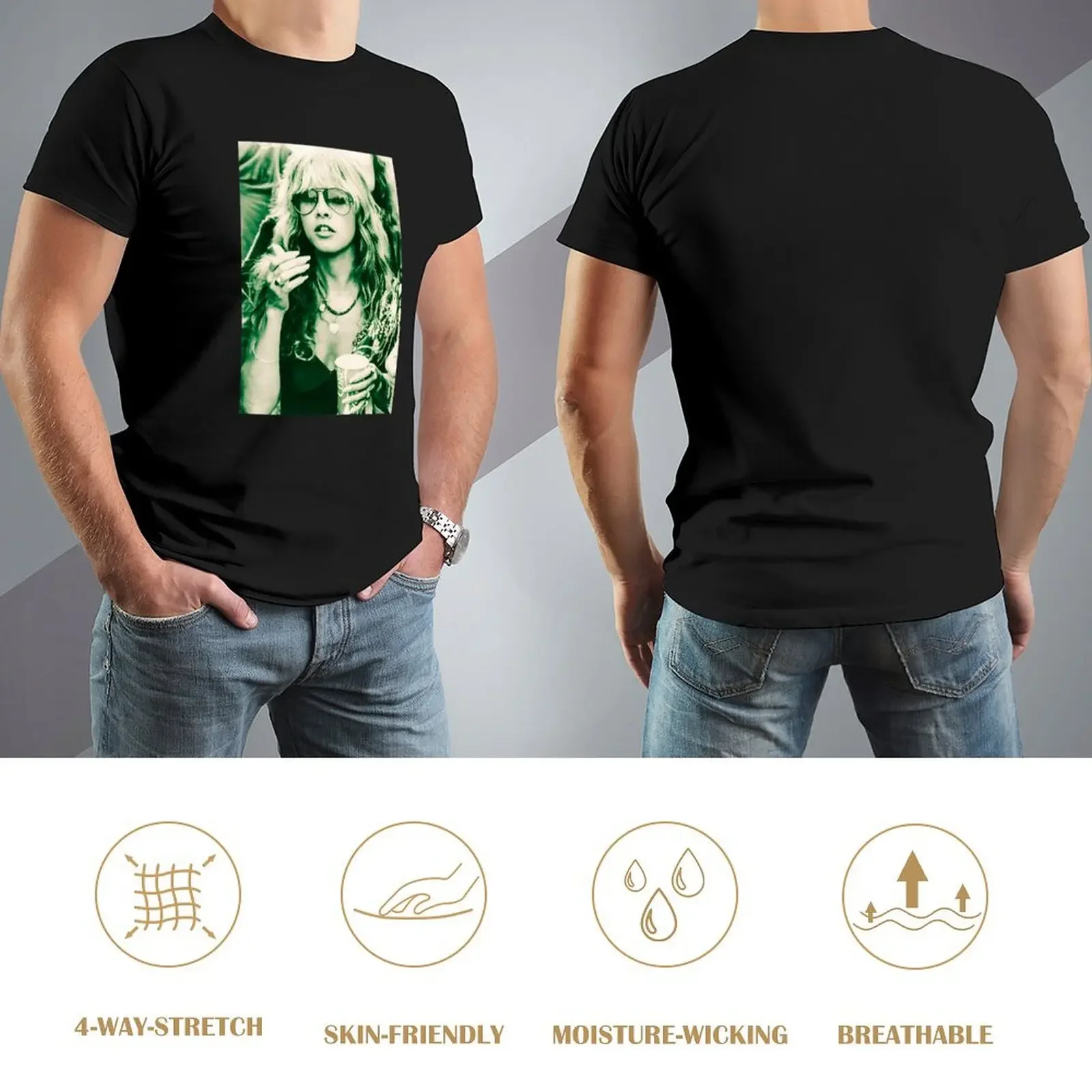 Camiseta Stevie Nick, camisetas personalizadas de cosas baratas, camisetas de verano, camisetas de anime para hombres