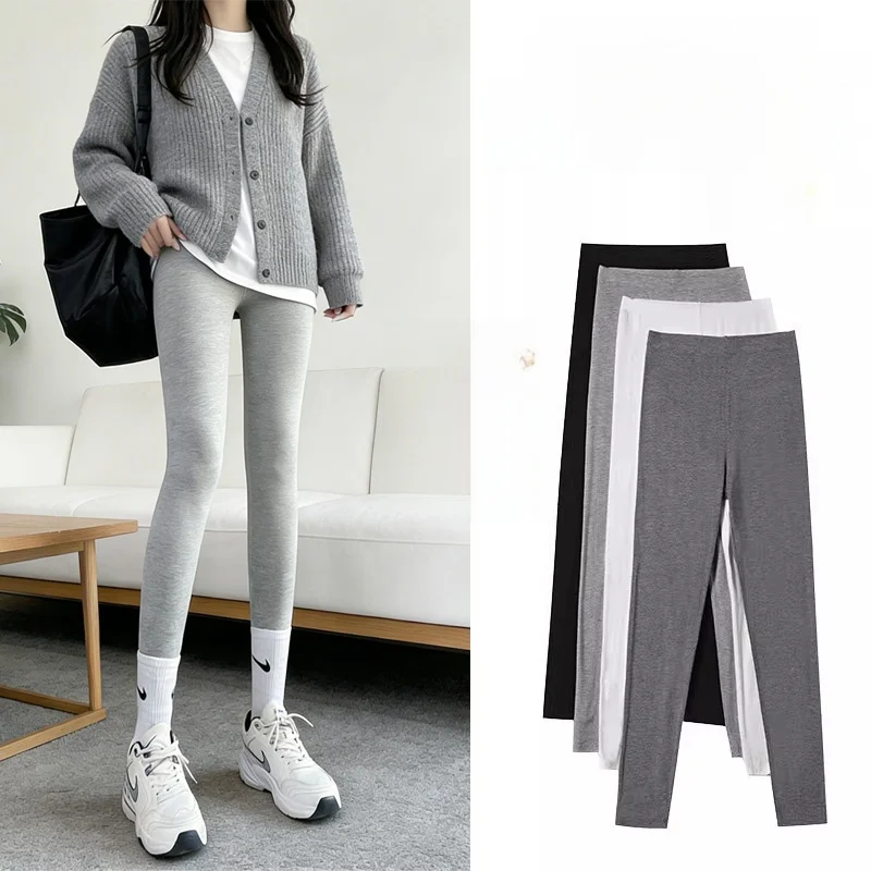 

Женские модальные леггинсы с высокой талией для йоги, осенне-зимние, тонкие, облегающие, с высокой эластичностью, для повседневной носки