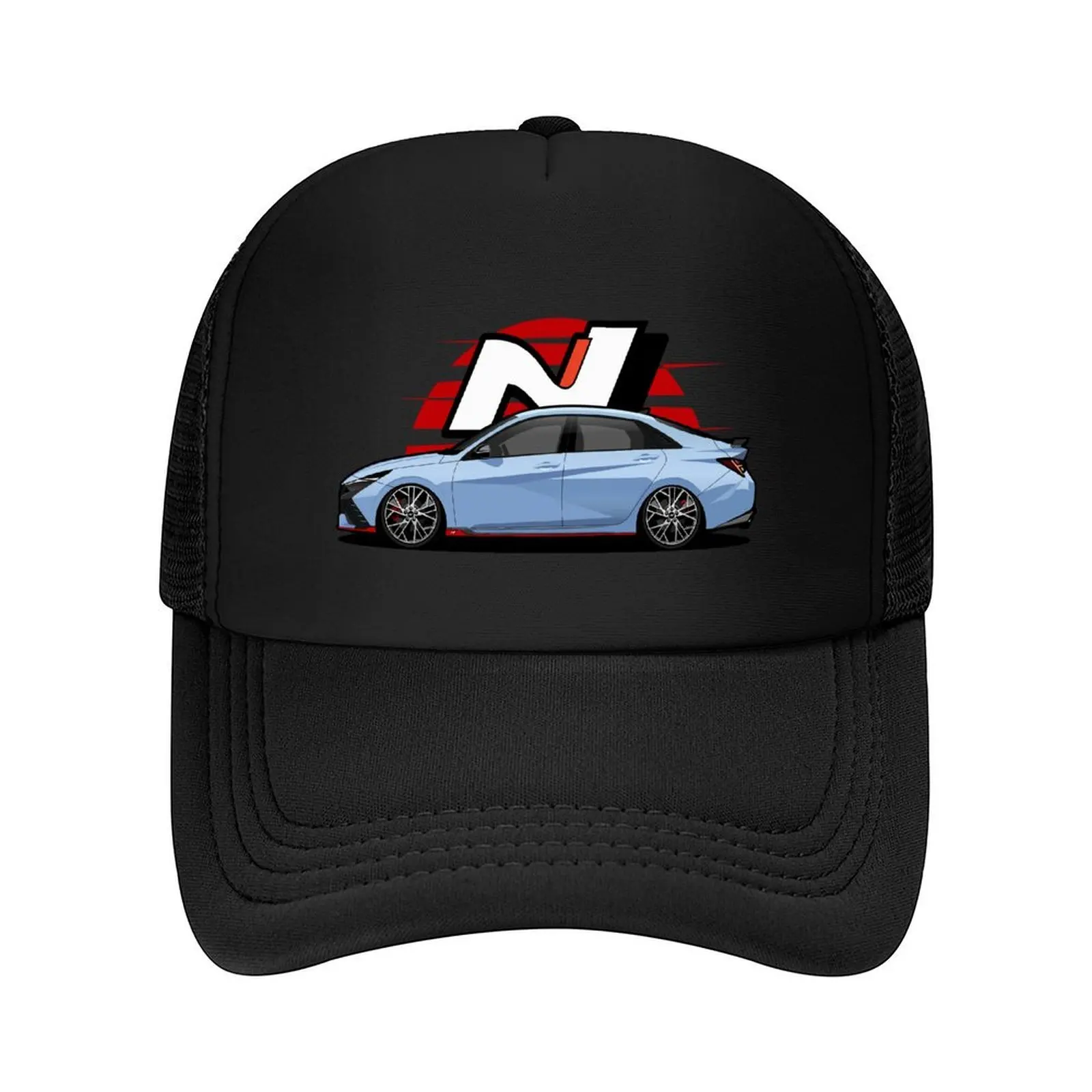 

i30N Sedan/Elantra N Side View Baseball Cap Sunscreen golf hat genuine hiking hat luxury woman cap Women Hats Men's