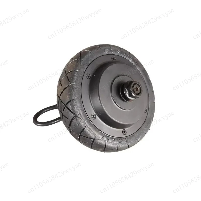 5.5 Inch High Speed Brushless Hub Motor with Solid Tire, 200W 24V 36V, for Electric Scooter & Kids Vehicle