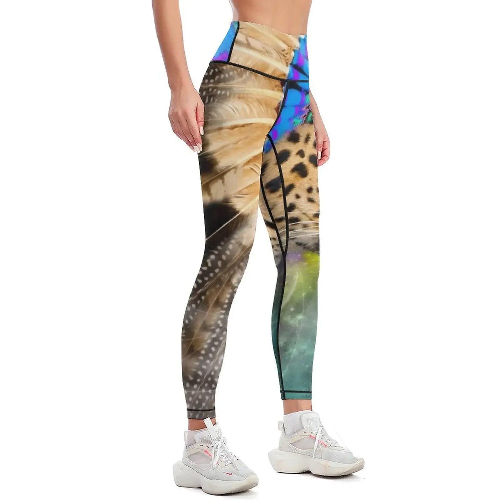 Fight For What You Love (Chief of Dreams: Amur Leopard) Leggings gym clothing sport set Women's tights Womens Leggings