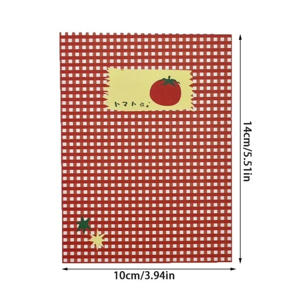 دفتر ملاحظات جميل على شكل طماطم دفاتر ملاحظات فارغة سميكة مع مذكرات 78-96 صفحة لكتابة الرسم ورسم المجلات وخريطة العقل