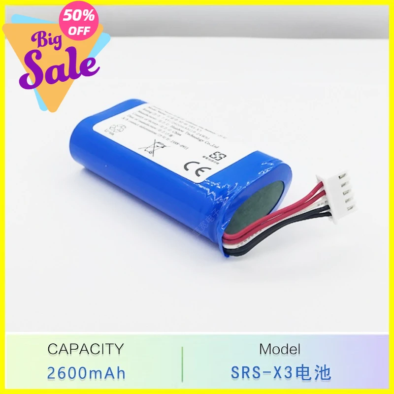 Compatible with Sony SRS-X3 Bluetooth Speaker Battery SRS-X3 SRS-XB2 Battery SRS-XB20 Battery