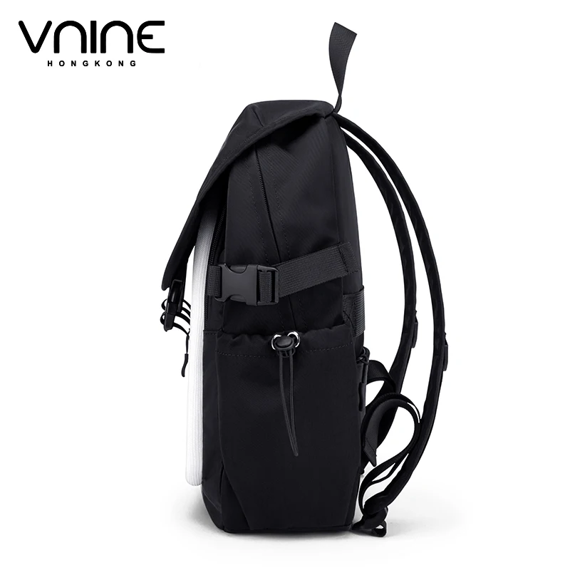 V.NINE Women Backpack Anti Theft Nylon Backpacks 15 Inch Laptop Compartment Outdoor Waterproof Back Pack Bag Black Ladies Bags